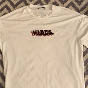an oversized t-shirt size small